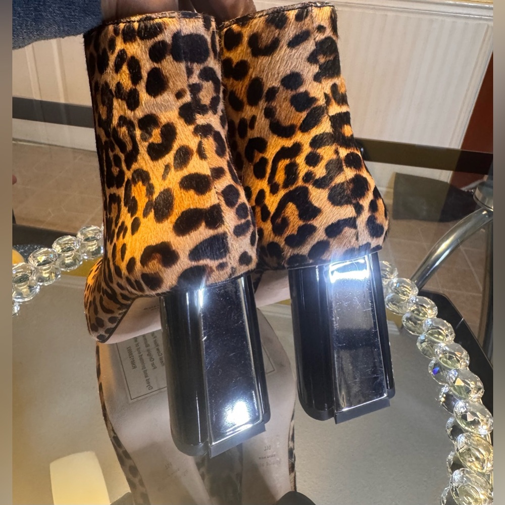 NWOTB Kate Spade Leopard Print Haircalf Rudy Boots, US 7 M - Picture 11 of 13